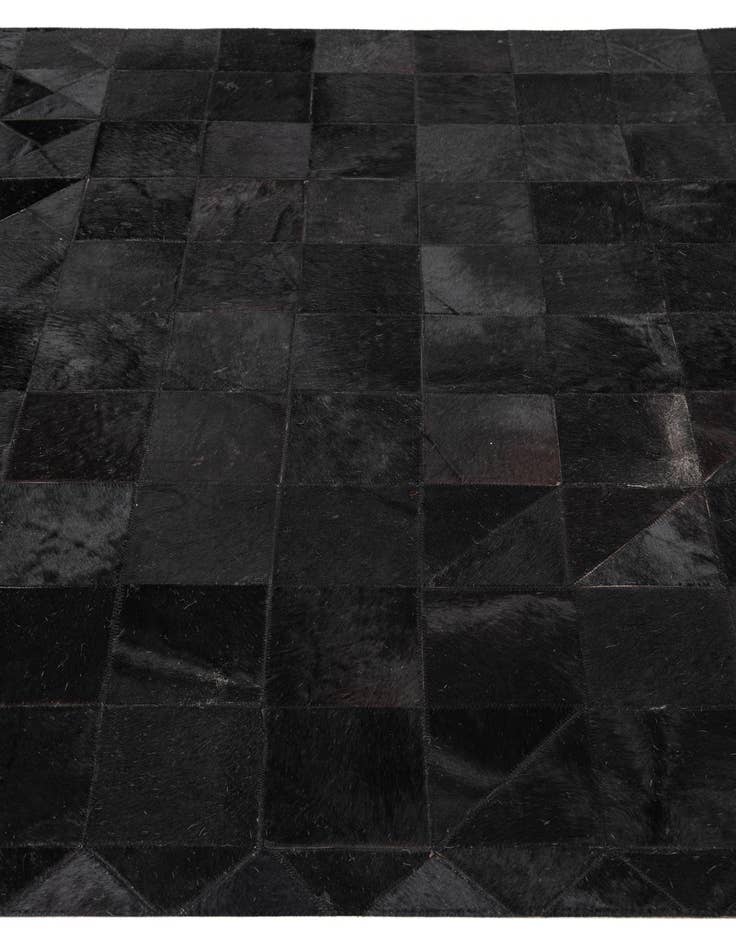 Detail image of 5' x 7' 9 Cowhide Leather Rug