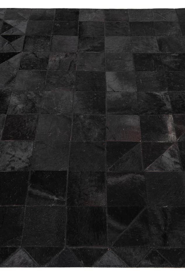 Detail image of 5' x 7' 9 Cowhide Leather Rug