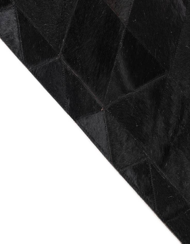 Detail image of 5' x 7' 9 Cowhide Leather Rug