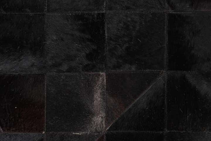 5' x 7' 9 Cowhide Leather Rug