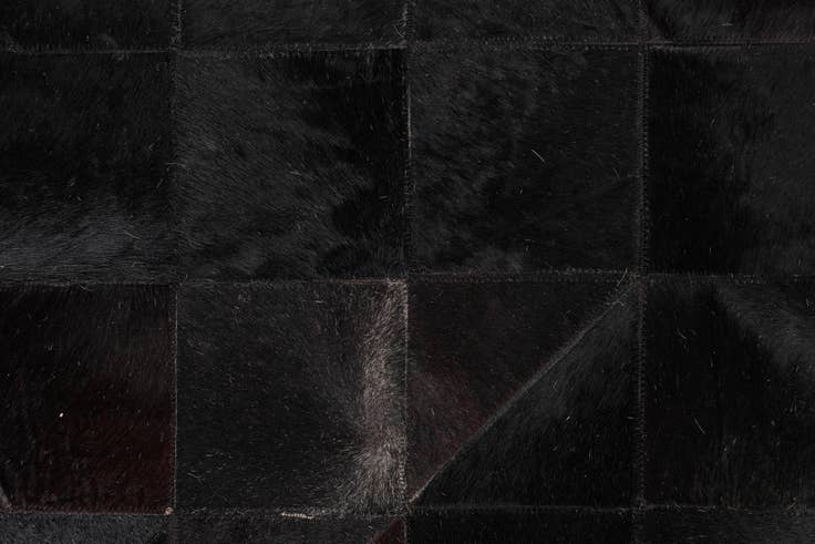 Detail image of 5' x 7' 9 Cowhide Leather Rug