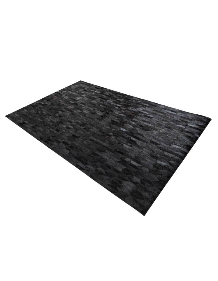 Detail image of 5' 2 x 8' Cowhide Leather Rug