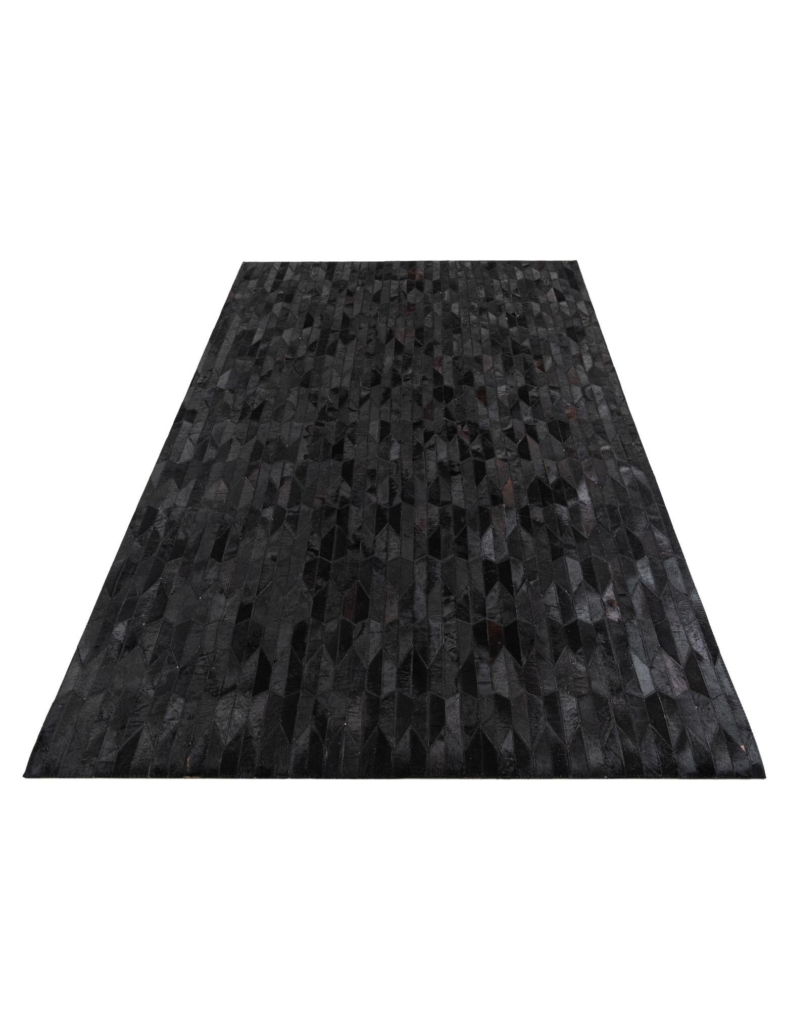 155cm x 245cm Cowhide Leather Rug