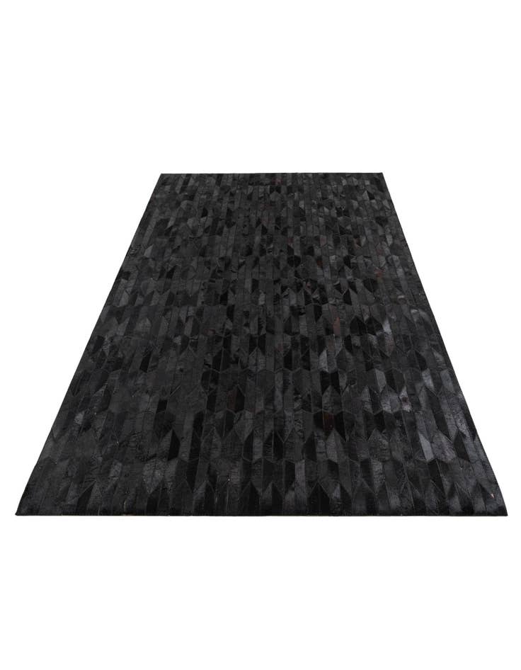 Detail image of 5' 2 x 8' Cowhide Leather Rug
