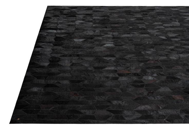 Detail image of 5' 2 x 8' Cowhide Leather Rug