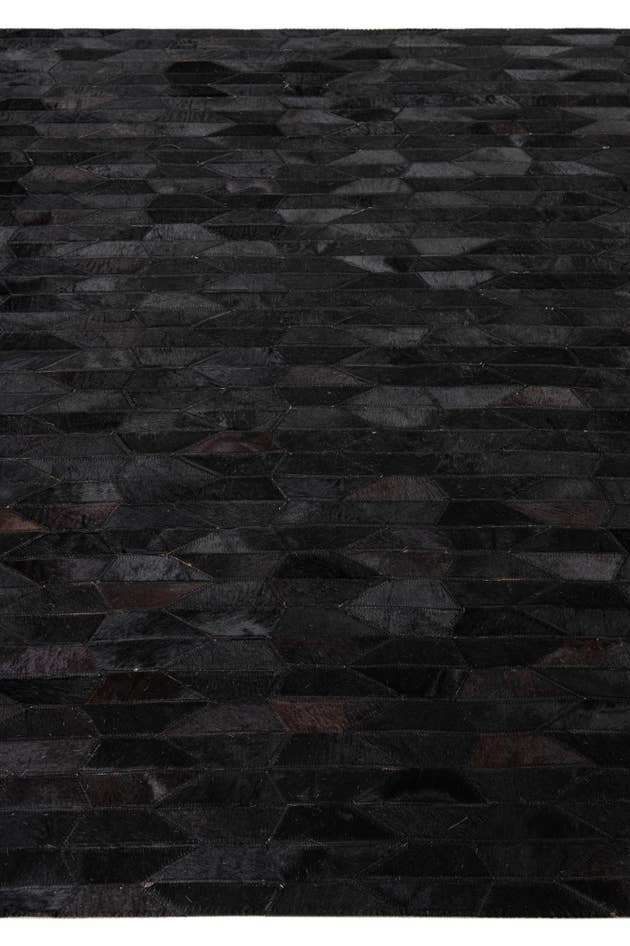 Detail image of 5' 2 x 8' Cowhide Leather Rug