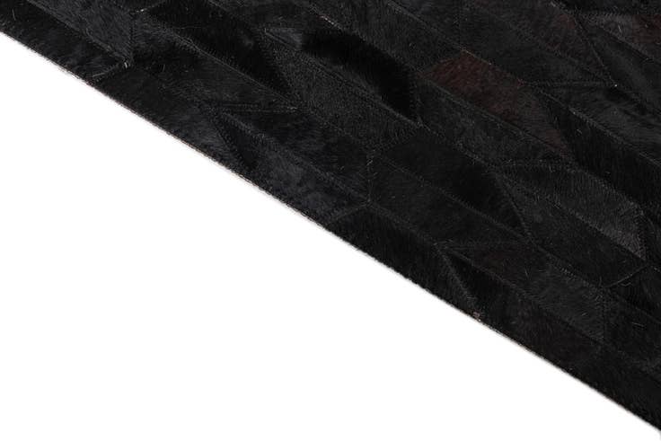 Detail image of 5' 2 x 8' Cowhide Leather Rug