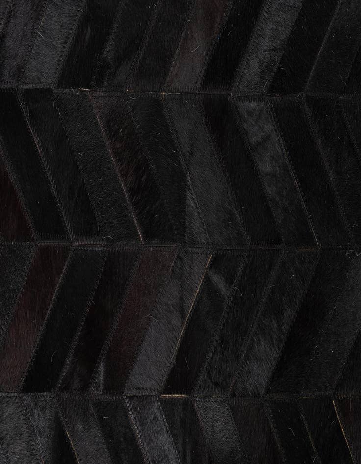 Detail image of 5' 1 x 8' Cowhide Leather Rug