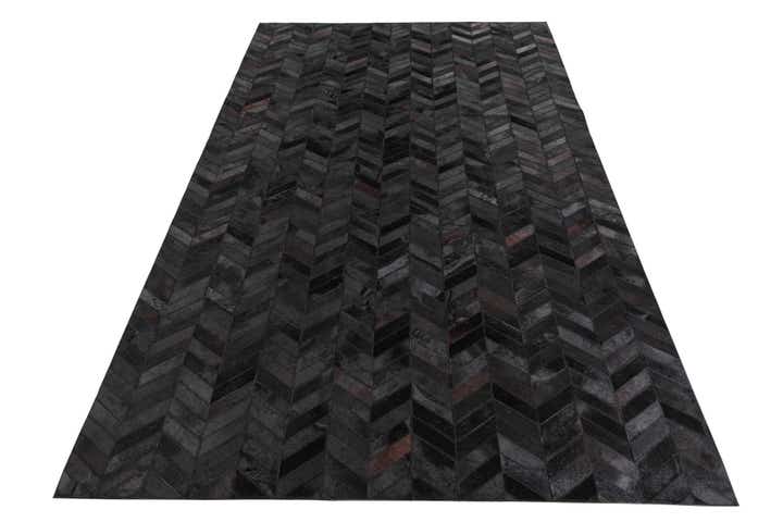 5' 2 x 8' Cowhide Leather Rug