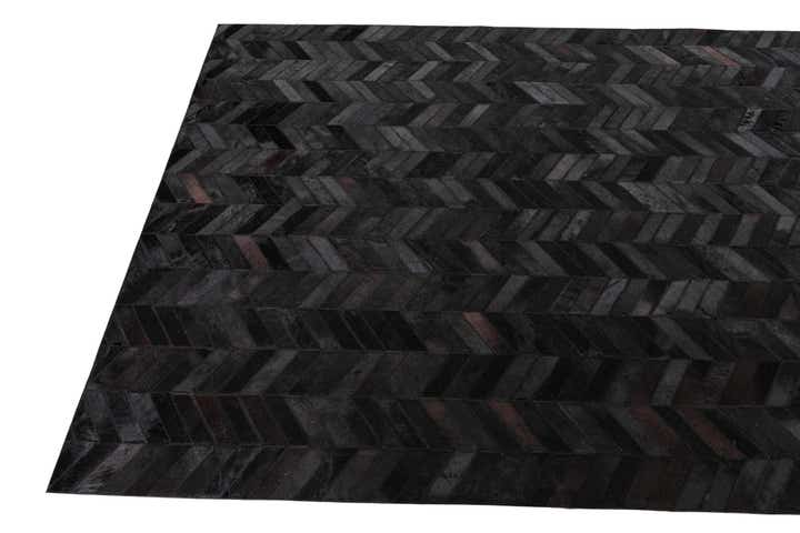 5' 2 x 8' Cowhide Leather Rug