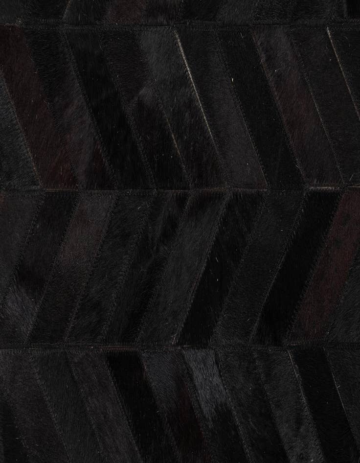 Detail image of 5' 2 x 8' Cowhide Leather Rug