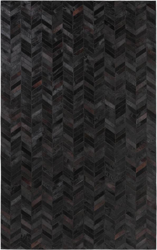 Detail image of 5' 2 x 8' Cowhide Leather Rug