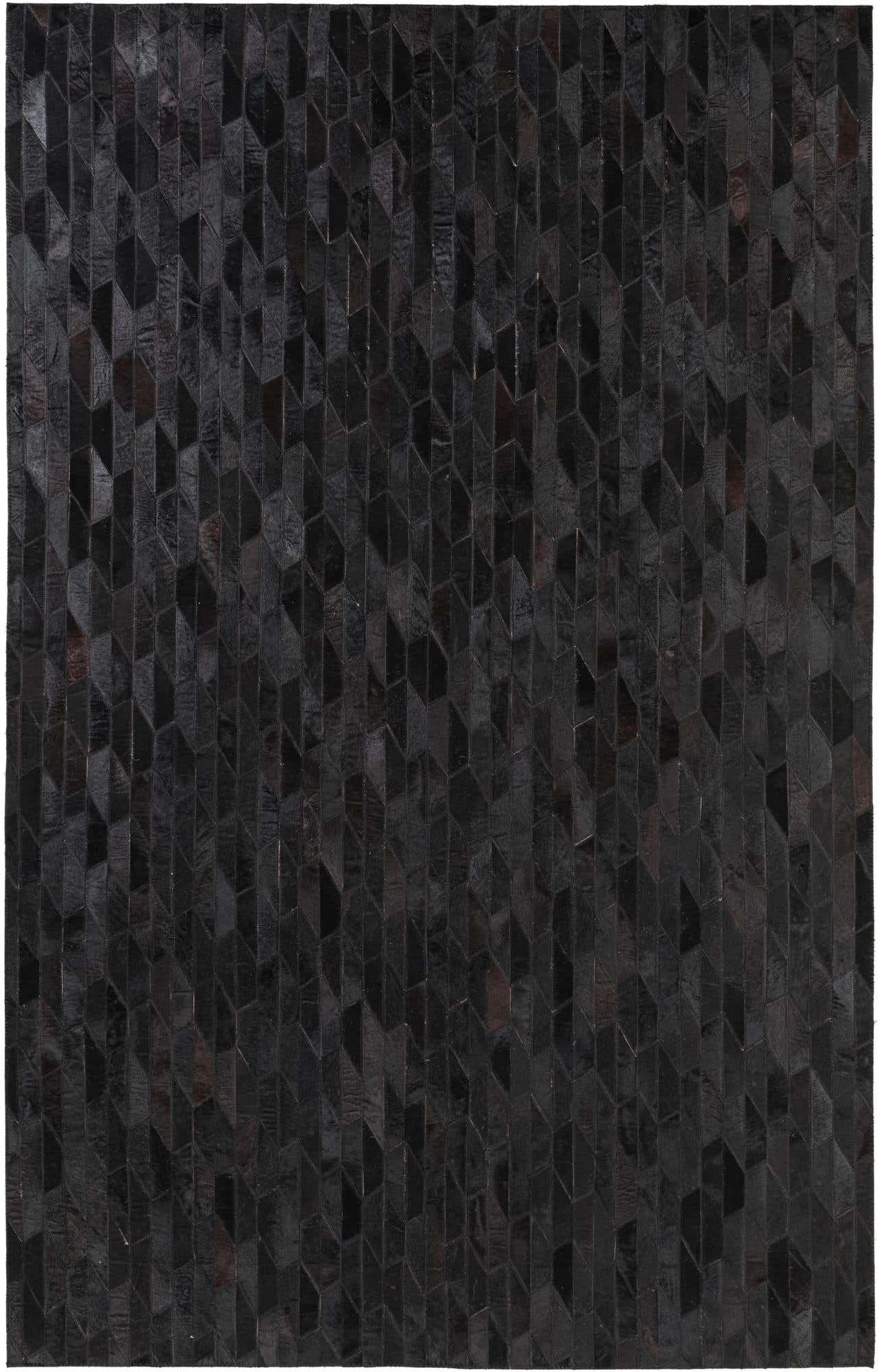 5' x 8' Cowhide Leather Rug