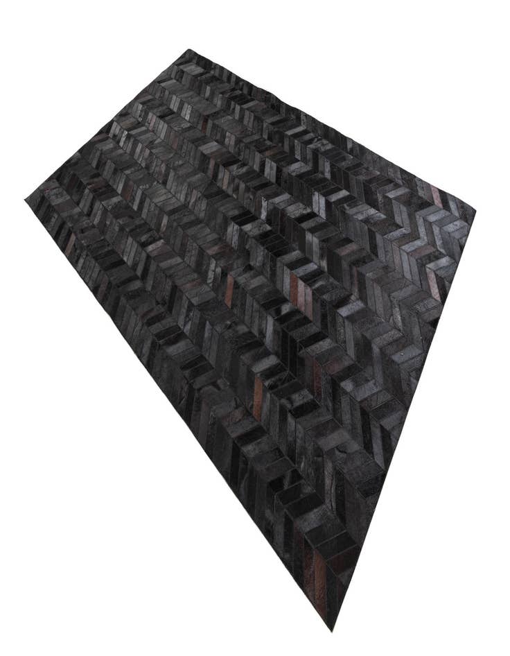 Detail image of 5' 1 x 8' 1 Cowhide Leather Rug