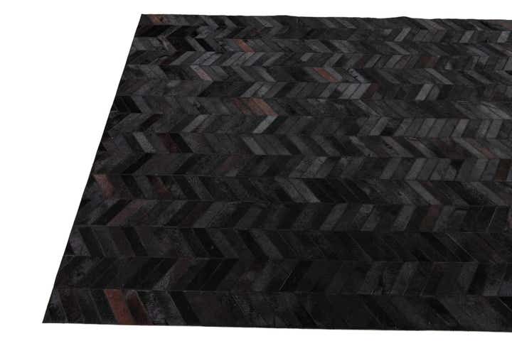 5' 1 x 8' 1 Cowhide Leather Rug