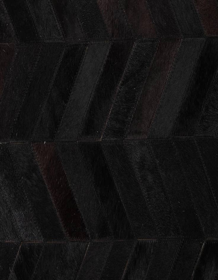 Detail image of 5' 1 x 8' 1 Cowhide Leather Rug