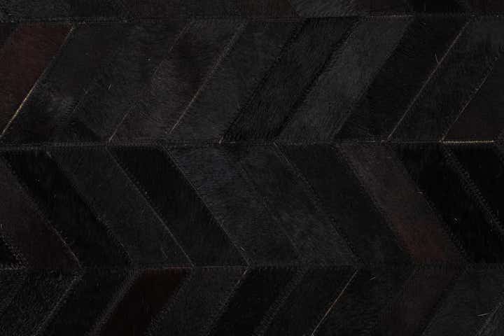 5' 1 x 8' 1 Cowhide Leather Rug