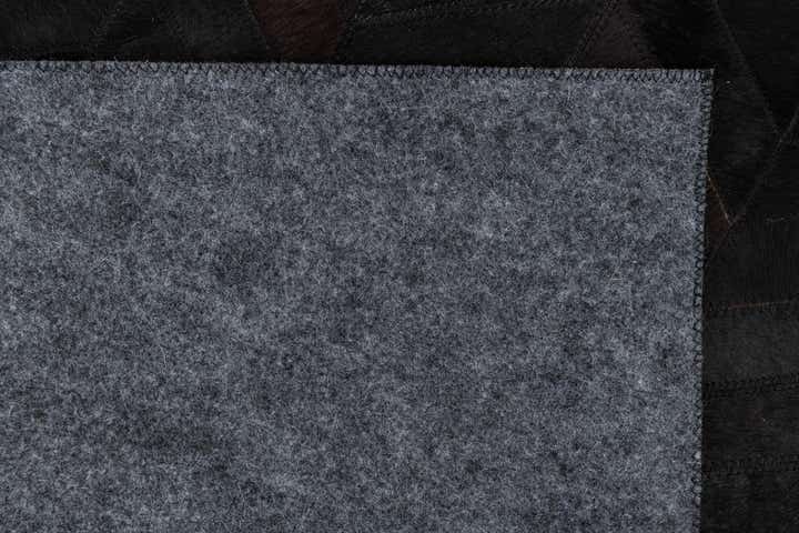 5' 1 x 8' 1 Cowhide Leather Rug
