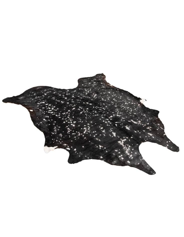 Detail image of 6' 4 x 7' Cowhide Leather Rug