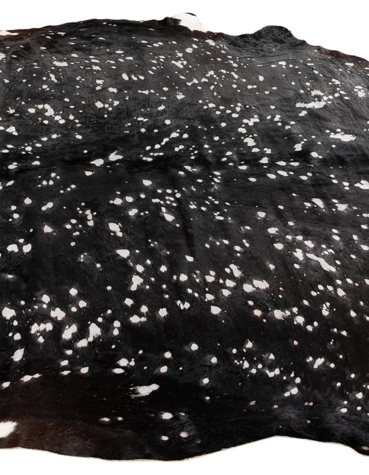 Detail image of 6' 4 x 7' Cowhide Leather Rug