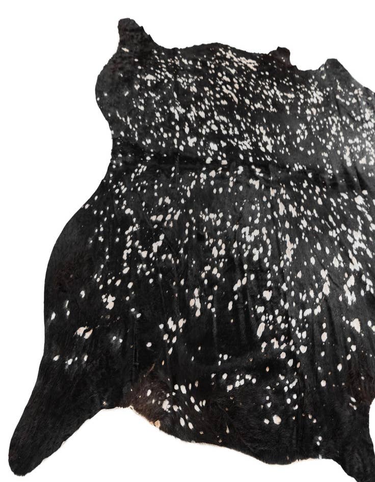 Detail image of 6' 3 x 7' 3 Cowhide Leather Rug