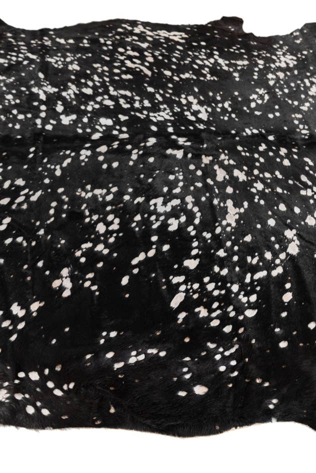 Detail image of 6' 3 x 7' 3 Cowhide Leather Rug