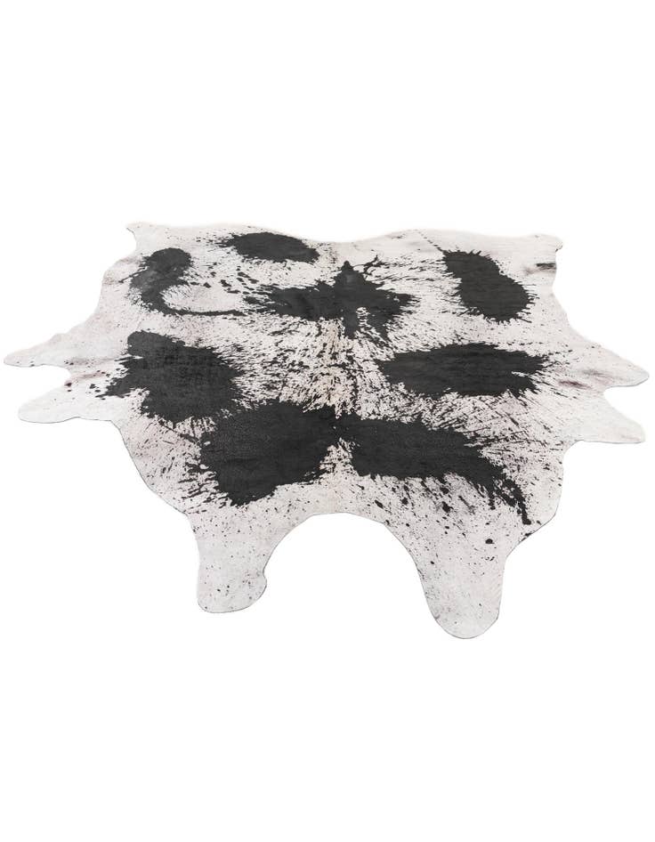 Detail image of 7' 4 x 8' 1 Cowhide Leather Rug