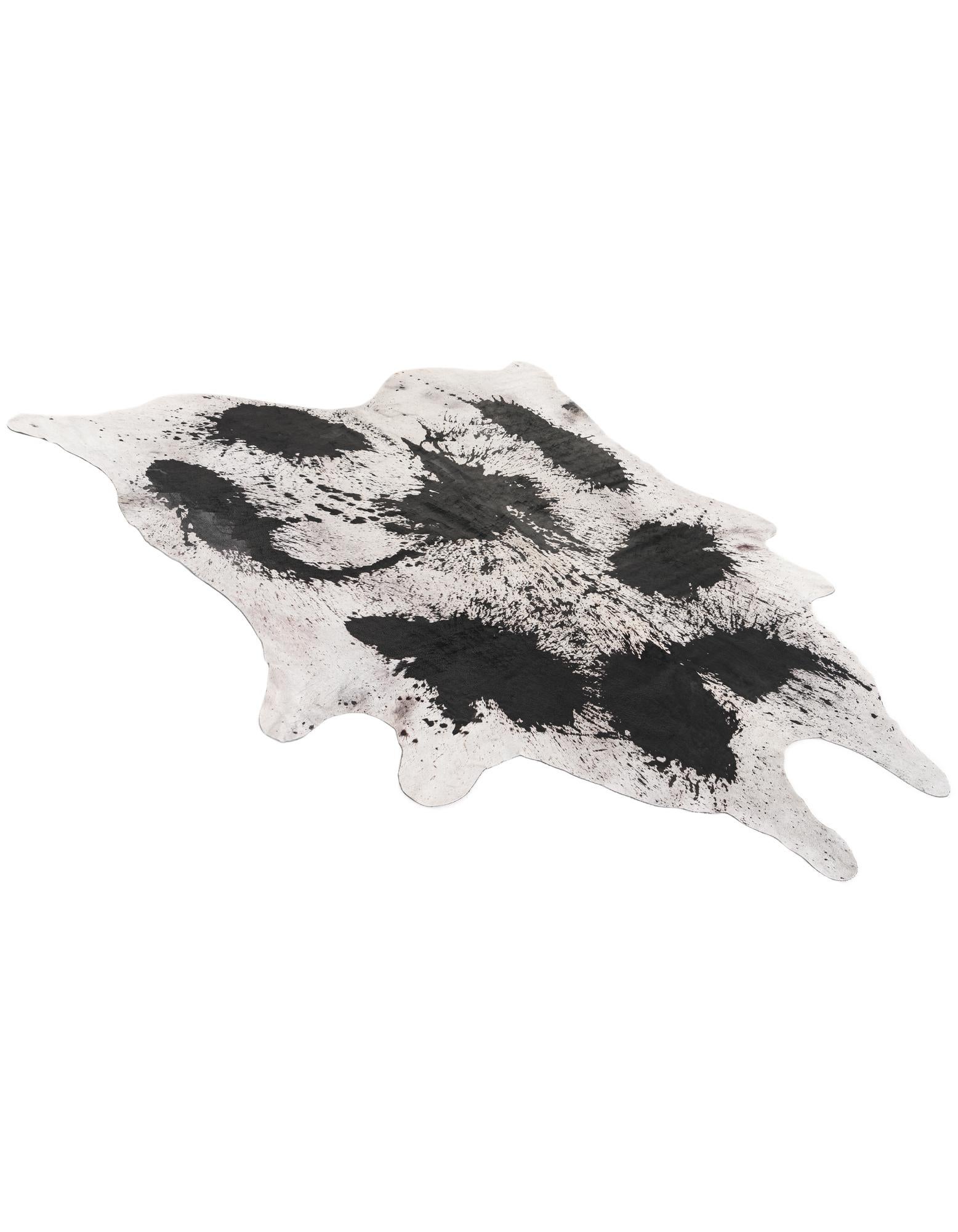 7' 4 x 8' 1 Cowhide Leather Rug