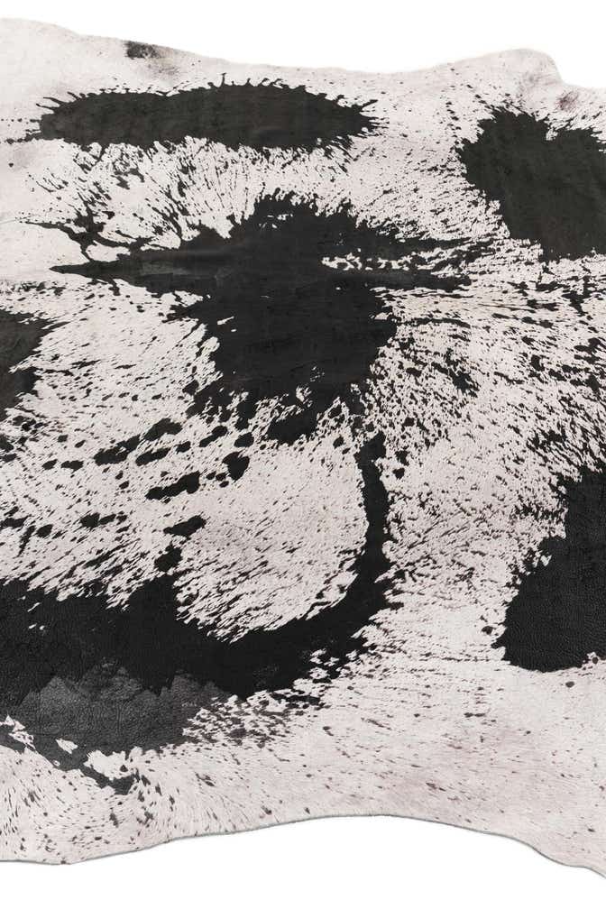 7' 4 x 8' 1 Cowhide Leather Rug