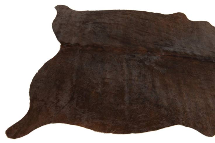 Detail image of 4' 10 x 5' 9 Cowhide Leather Rug