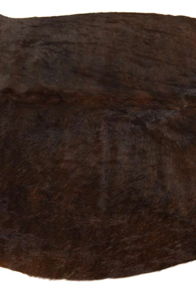 4' 10 x 5' 9 Cowhide Leather Rug