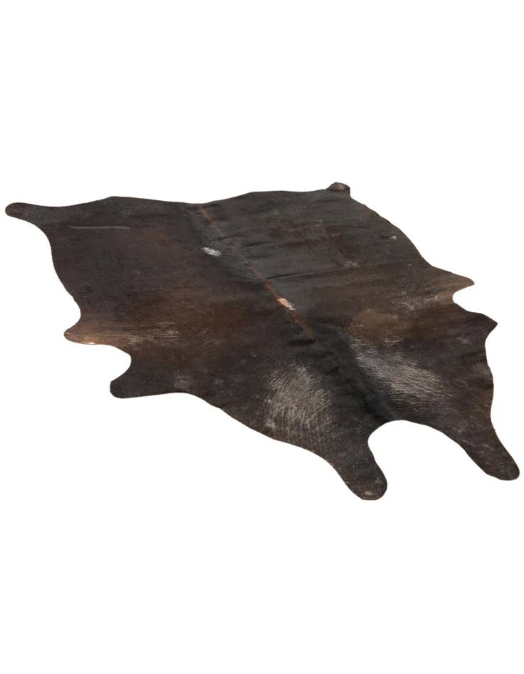 Detail image of 4' 5 x 5' 5 Cowhide Leather Rug