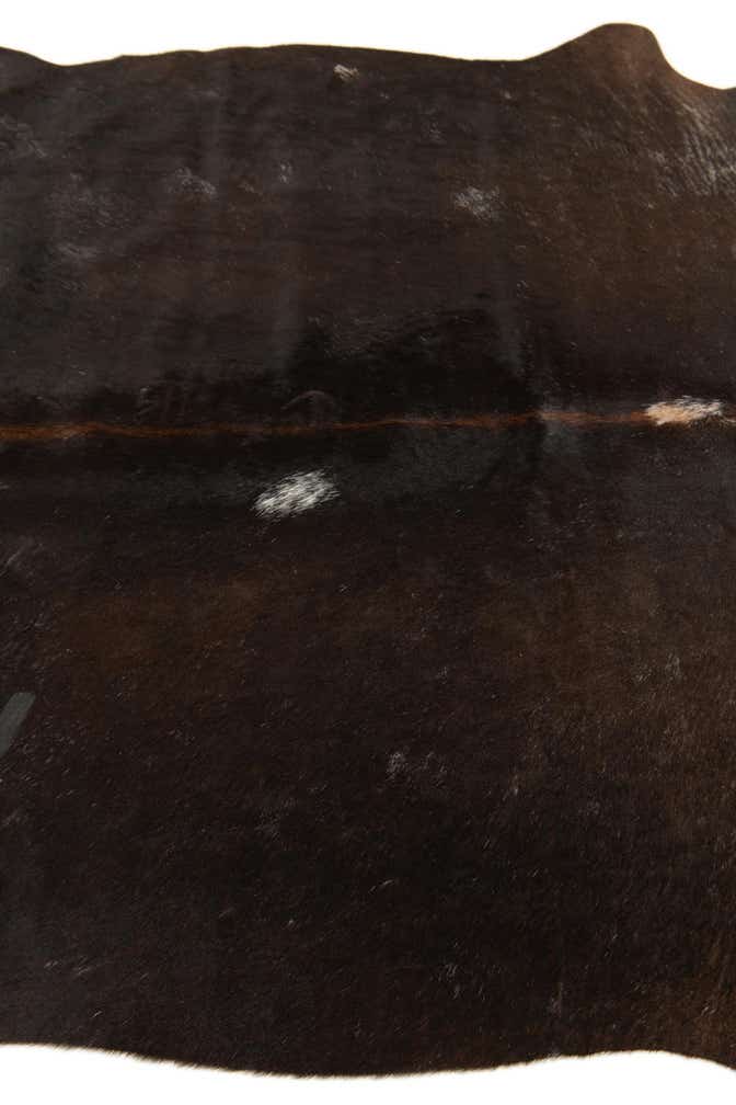 4' 5 x 5' 5 Cowhide Leather Rug