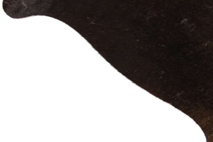 4' 5 x 5' 5 Cowhide Leather Rug
