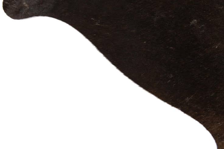 Detail image of 4' 5 x 5' 5 Cowhide Leather Rug
