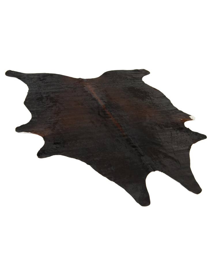 Detail image of 5' 6 x 6' 5 Cowhide Leather Rug