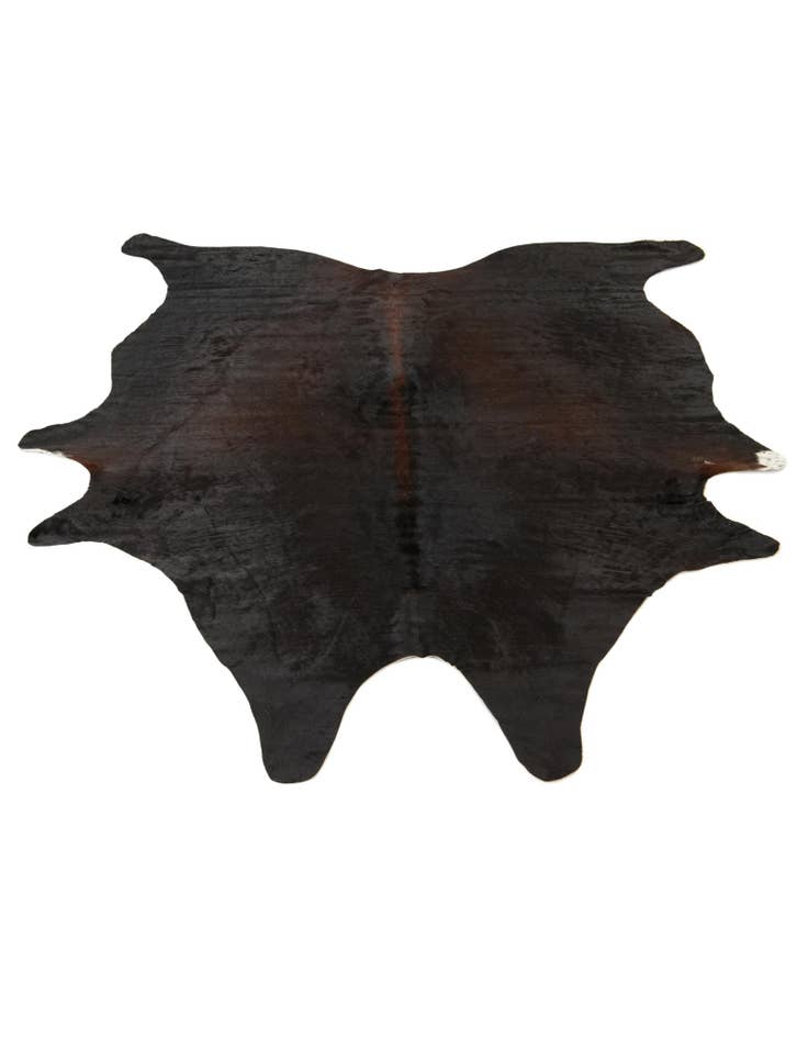 Detail image of 5' 6 x 6' 5 Cowhide Leather Rug