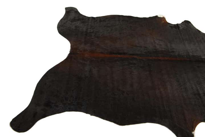 5' 6 x 6' 5 Cowhide Leather Rug