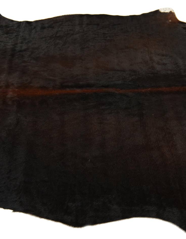 Detail image of 5' 6 x 6' 5 Cowhide Leather Rug