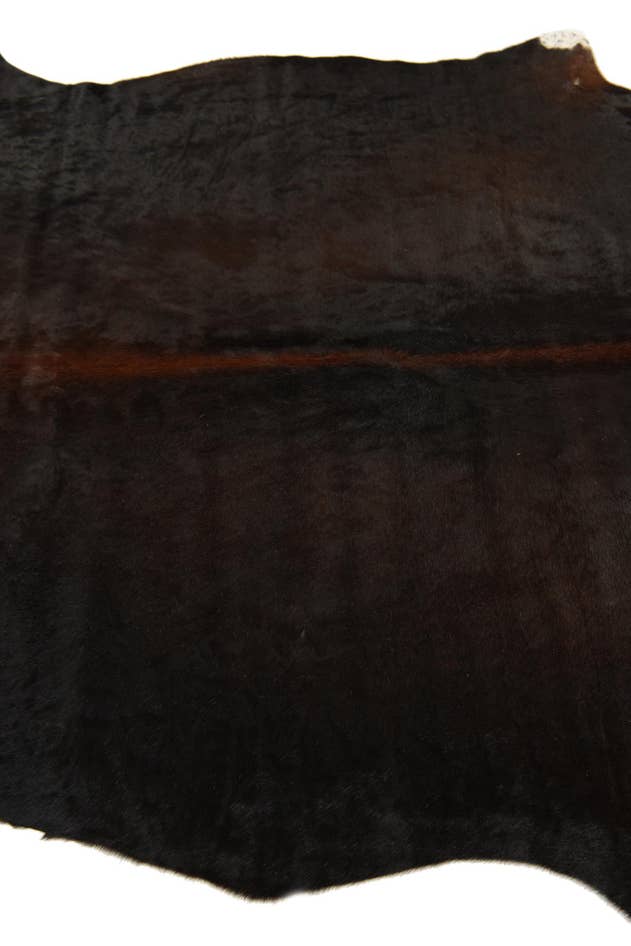Detail image of 5' 6 x 6' 5 Cowhide Leather Rug