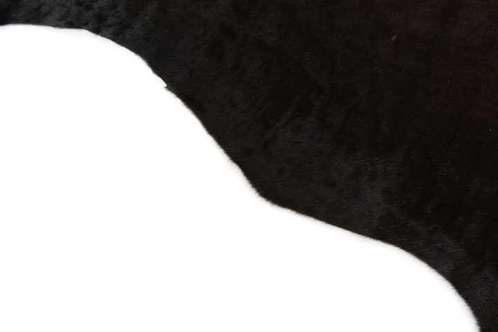 5' 6 x 6' 5 Cowhide Leather Rug