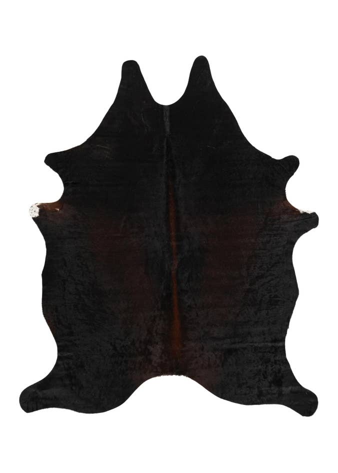 Detail image of 5' 6 x 6' 5 Cowhide Leather Rug