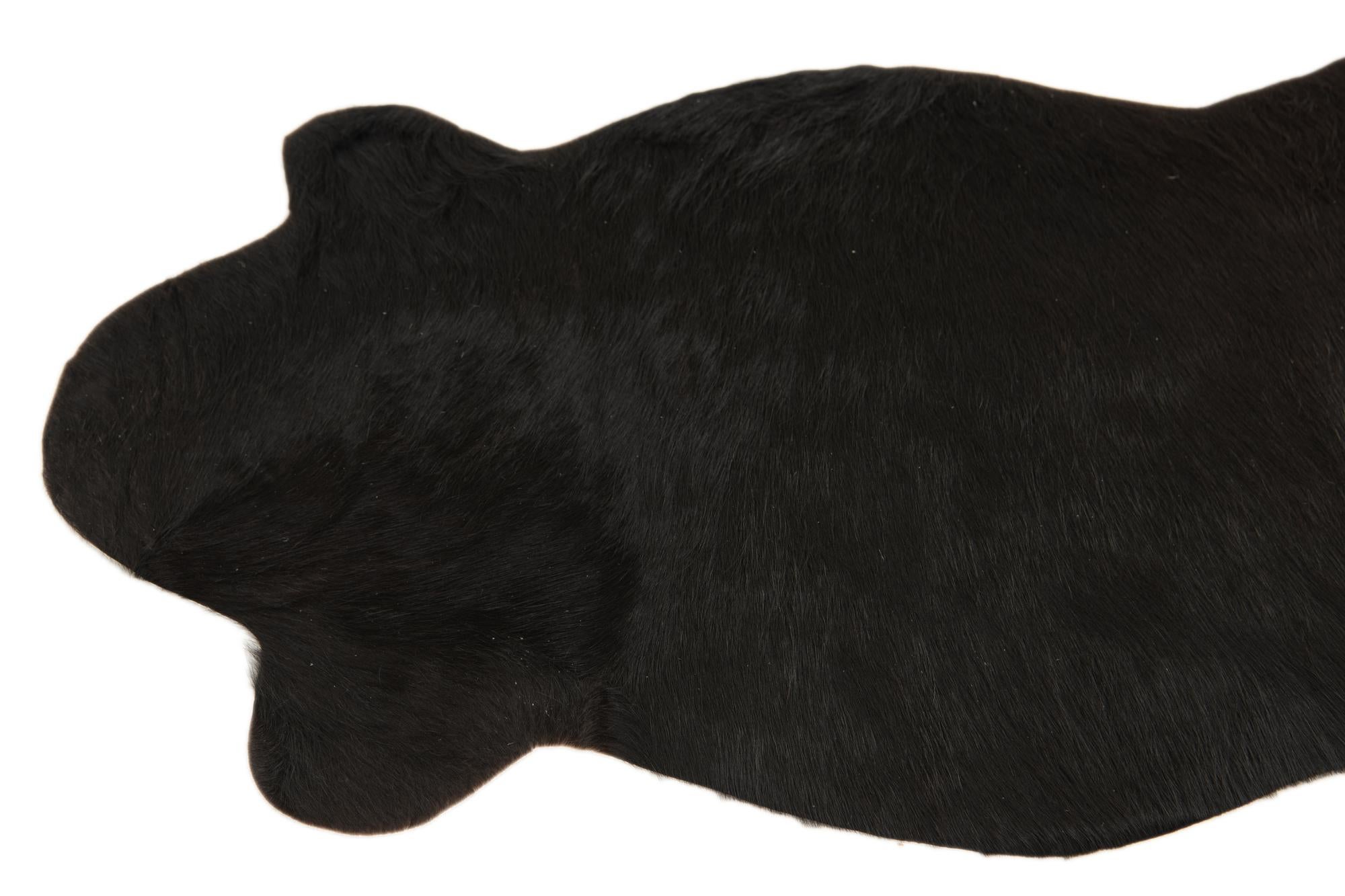 2' 1 x 3' 1 Cowhide Leather Rug