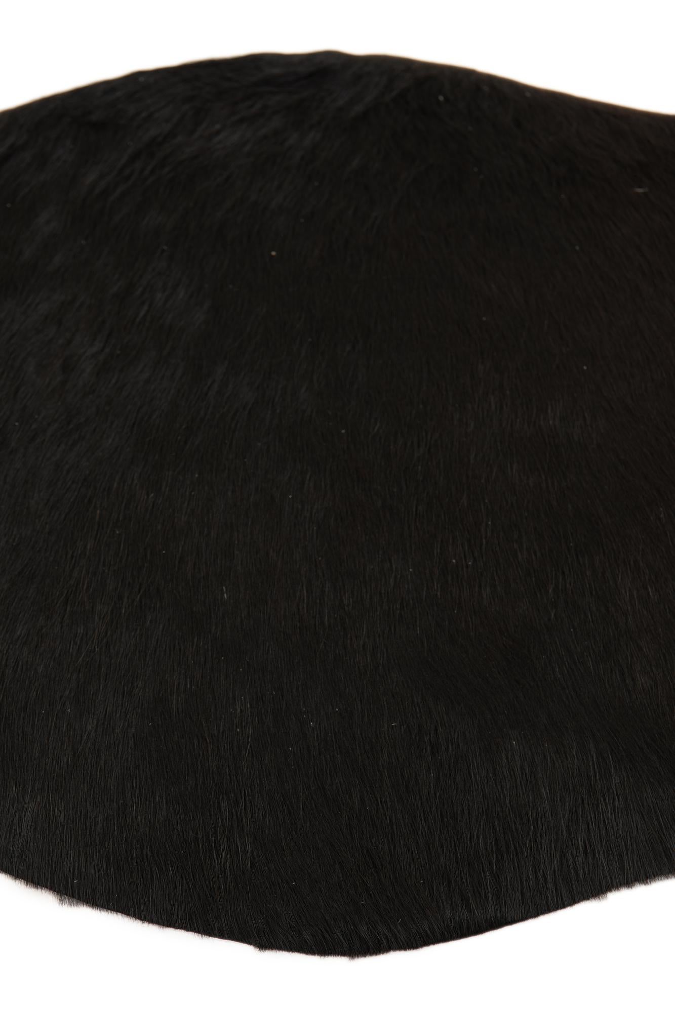 2' 1 x 3' 1 Cowhide Leather Rug