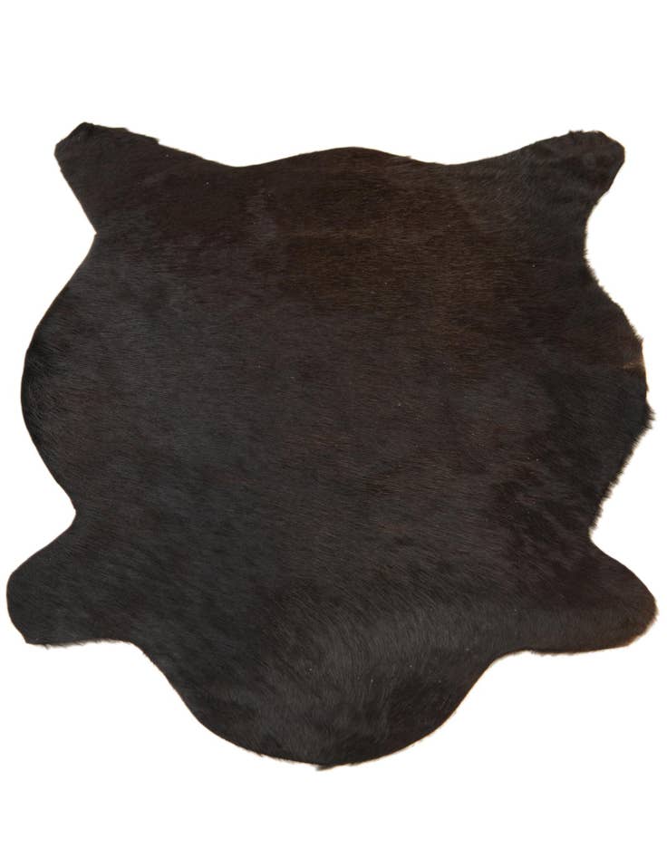 Detail image of 2' 1 x 2' 10 Cowhide Leather Rug