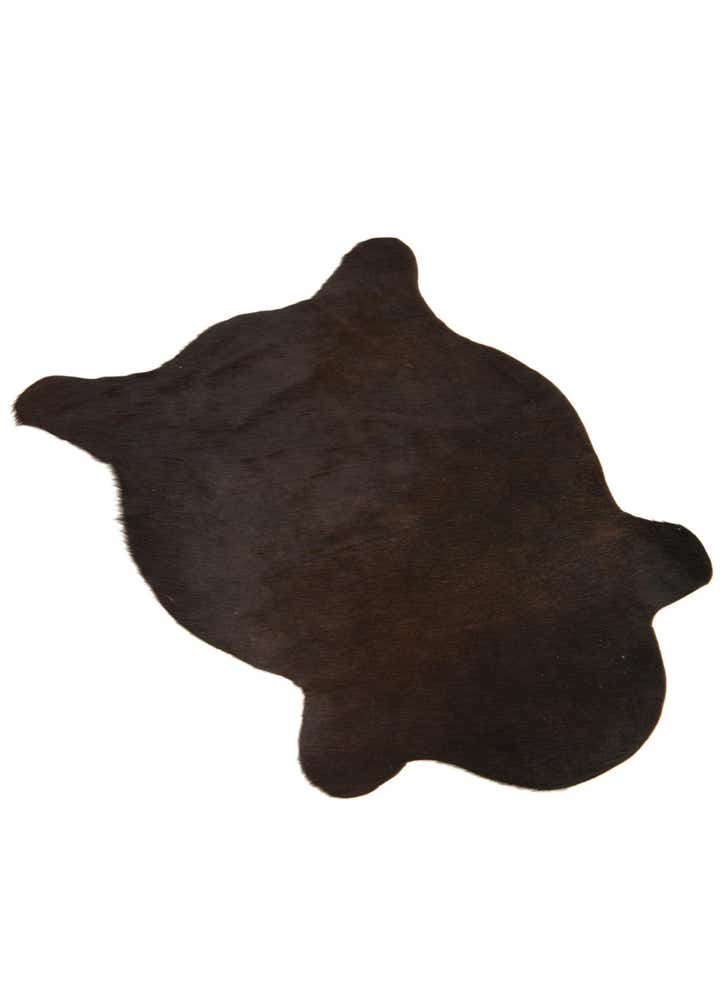 2' 1 x 2' 10 Cowhide Leather Rug
