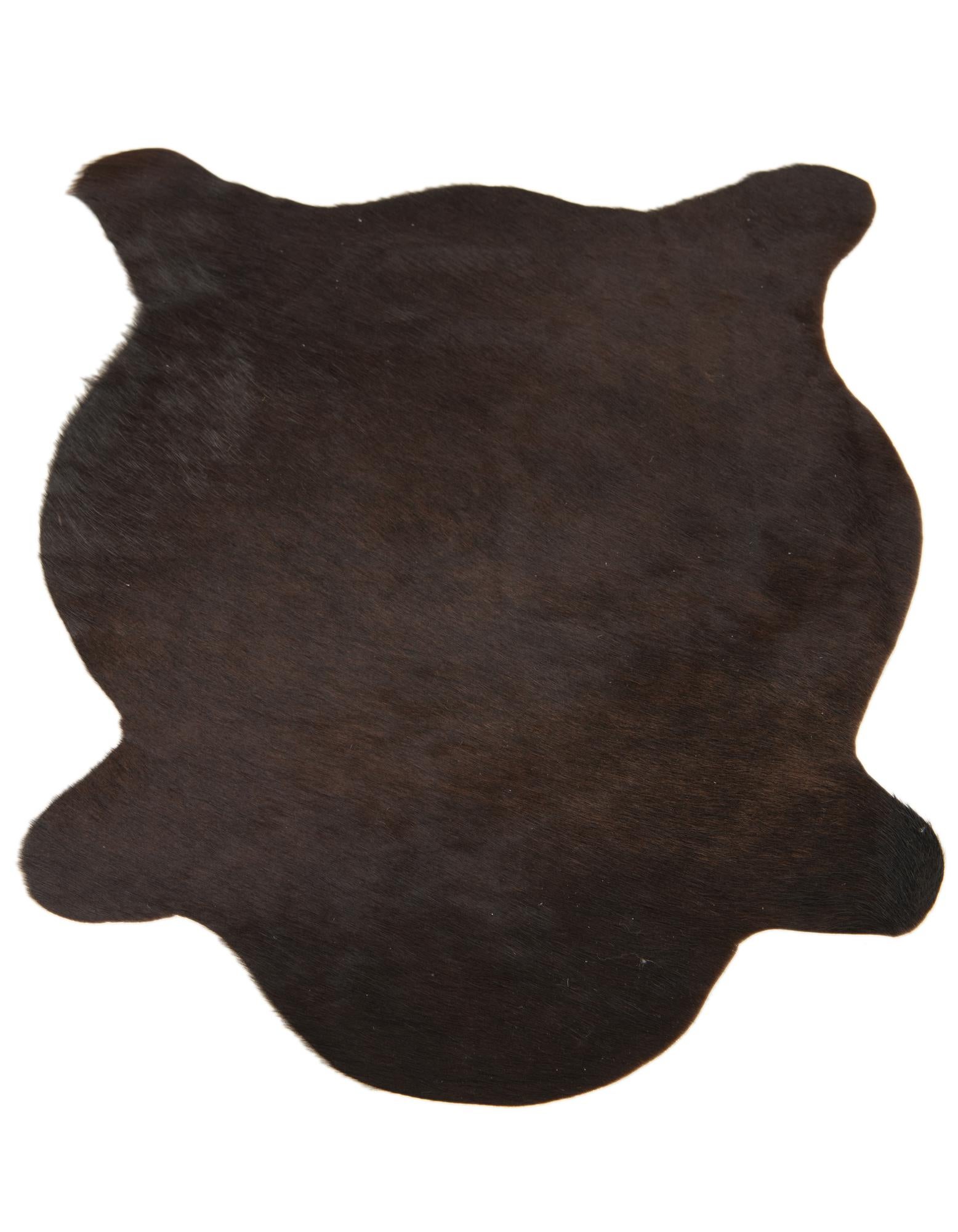 2' 1 x 2' 10 Cowhide Leather Rug