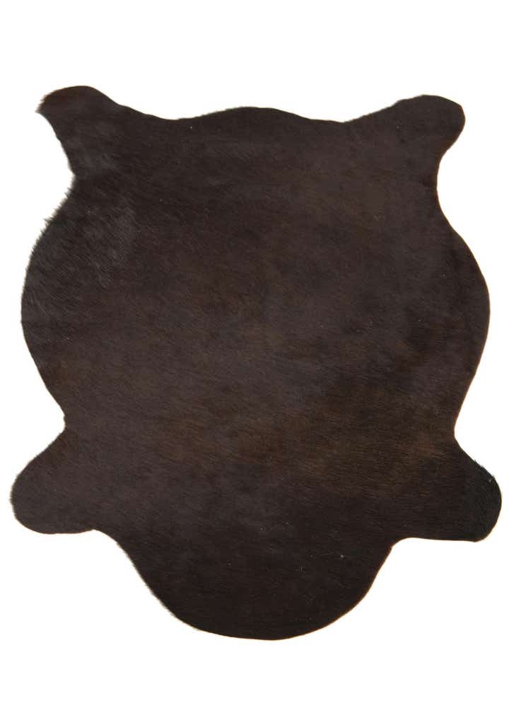 2' 1 x 2' 10 Cowhide Leather Rug