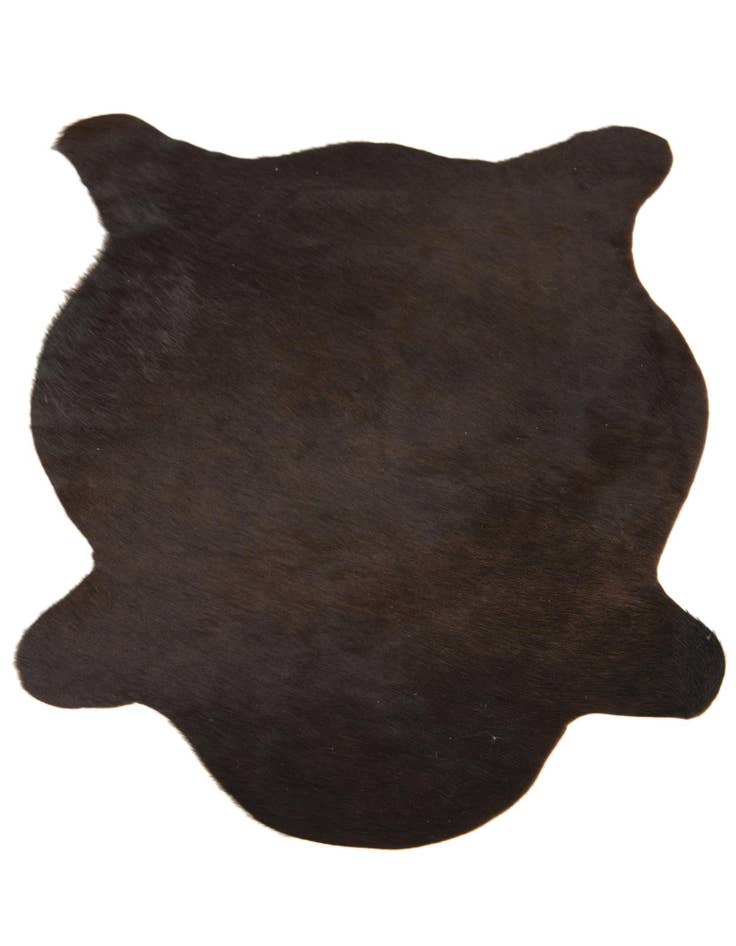 Detail image of 2' 1 x 2' 10 Cowhide Leather Rug
