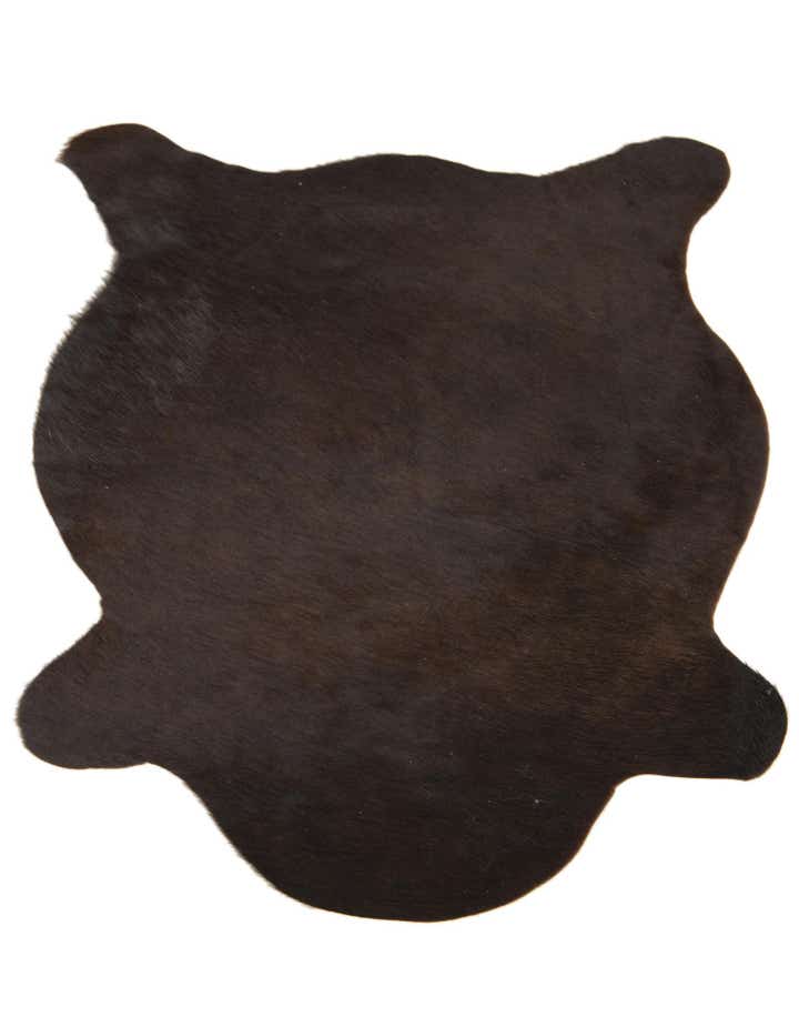 2' 1 x 2' 10 Cowhide Leather Rug